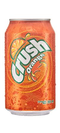 Refrescos ORANGE CRUSH Lata 355ML cerveceria nacional panama