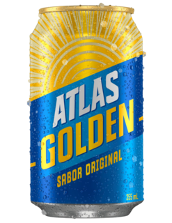 Cerveza Atlas Golden Lata 355ML cervecería nacional Panamá